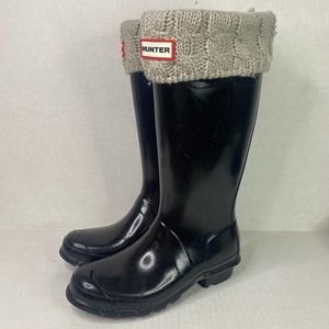 Hunter Boots with Socks